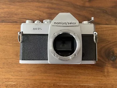 Mamiya/Sekor 500 DTL 35mm M42 Screw Mount Camera Chrome Shoots Appears Working • $28
