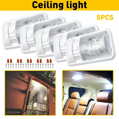 5pcs New RV Interior 24LED Ceiling Light Boat Camper Trailer Dome Lamp 12V 300LM • $39.99