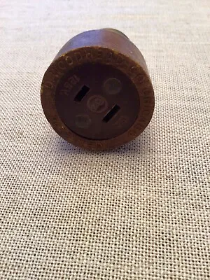 Vintage D Woodhead Co. Chicago Light Socket Outlet Adapter • $9