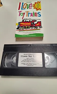 I Love Toy Trains 1 2 3 VHS 90 MINUTES (1997) • $25