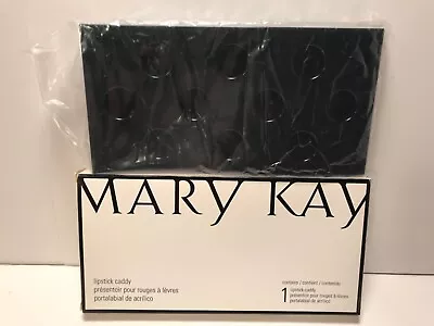 Mary Kay LIPSTICK CADDY Holder Organizer For 10 Lipsticks Black  NIB • $10