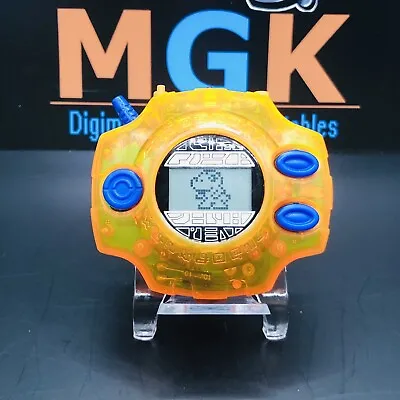 RARE Digimon Digivice English ￼D2 1999 Bandai Digital Monster V-Pet Orange • $399