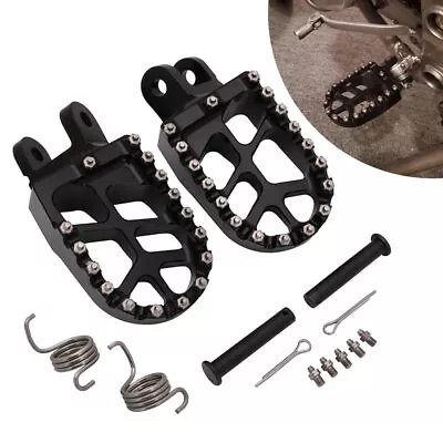 XR Foot Pegs Footpegs FootPedal CNC For XR250R XR400R 1996-2004 XR600R 1989-2000 • $32.99