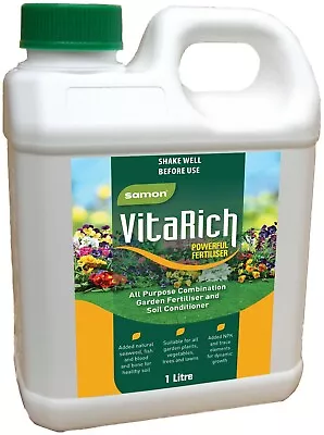 $31.36 • Buy Vitarich Liquid Rich Organic Natural Plant Food Concentrate 1L Fruit Roses