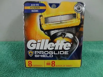 NEW GILLETTE  PROGLIDE SHIELD  REFILL RAZOR BLADES 8 Cartridges • $22.99