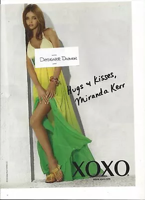 Miranda Kerr For XOXO Fashion Clothing 2009 Print Ad Advertisement: Long Dress • $10.95