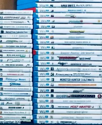 WiiU Games -- FREE POSTAGE -- Select From Drop Down Box • $19.95