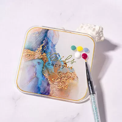 Resin Stone Nail Art Acrylic Palette Display Board Painting Color Mixing TooLNGA • $10.77