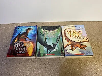 Wings Of Fire By Tui T. Sutherland Paperback Books 4 6 10 Scholastic Lot Of 3 • $7.25