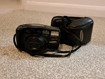 £17.99 • Buy Vintage Samsung AF Zoom 1050 Film Camera 35mm Point & Shoot TESTED VGC