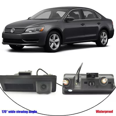 Car Trunk Handle CCD Rear View Camera Backup Parking For VW Passat 2012-2015 • $41.89