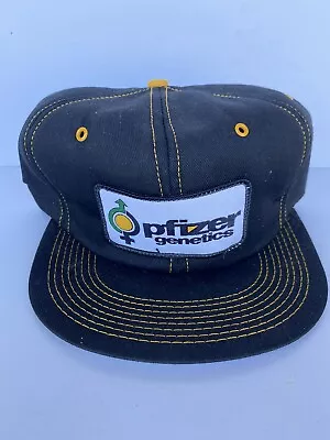 Vintage Denim Snapback Trucker Patch Hat Cap Farming Seed USA K BRAND • $39.99