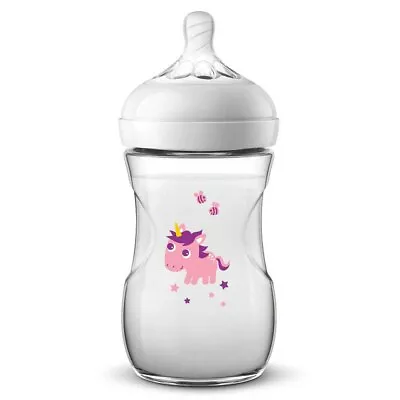£11.99 • Buy Philips Avent Natural Safari Unicorn 260ml 1 Bottle:9oz/260ml Slow-flow Teat 1m+