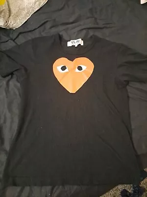 £19.50 • Buy Comme Des Garcons Play Black T Shirt Small 