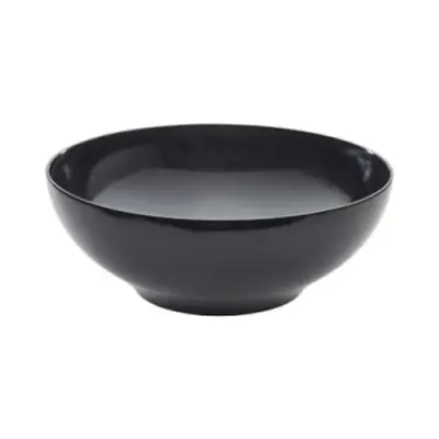 Black Melamine Round Bowl 25.7cm X 9.3cm -3.4Litres / 119.7oz  • £16.95