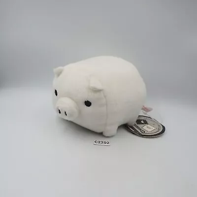 Monokuro Boo White Pig C2202 San-x Plush 5  Stuffed TAG Toy Doll Japan • $13.97