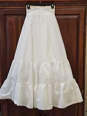 Crinoline Petticoat Skirt Slip Long Length. Underskirt Size Small OBO • $17.50