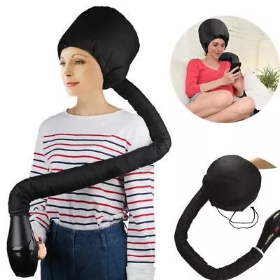 Portable Soft Hair Drying Salon Cap Bonnet Hood Hat Blow Dryer Attachment Hot! • £5.42