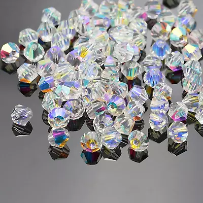 Bicone Crystal Beads 4mm Bulk Small Faceted Jewelry Craft Making 1000 PCS  • $15.40