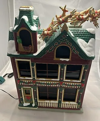 2007 Gold Label Mr Christmas The Night Before Christmas Lighted House Works • $125