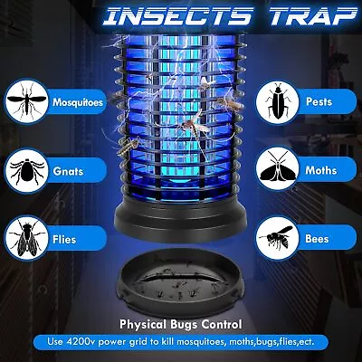 LARGE Bug Zapper For Outdoor And Indoor Waterproof Insect Fly Pest Attractant • $39.99