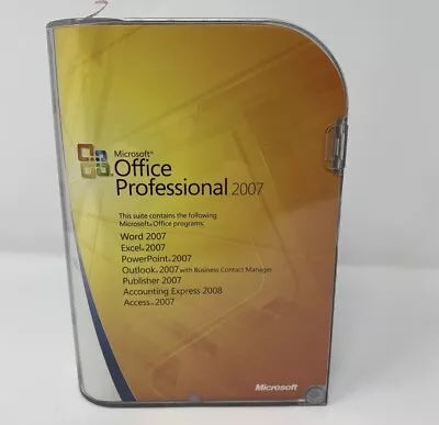 Microsoft Office Project Visio Professional Outlook Sharepoint Designer 2007 • $380