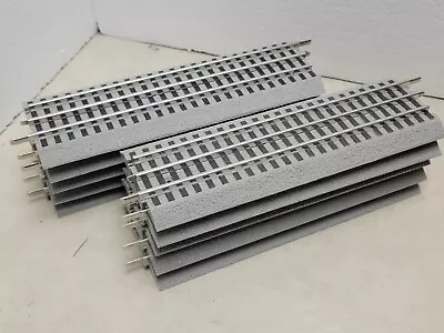 O Gauge Lionel Fastrack 10” Straight Lot Of 10 Fast Track 12014 Very Clean #1 • $44.99
