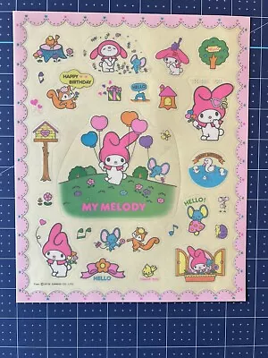 1976 Vintage Sticker  Sheet Sanrio My Melody Excellent Condition • $29.99