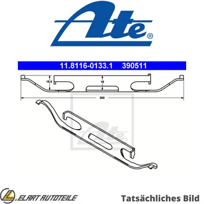 Spring Of The Brake Caliper For Mercedes Benz Volvo Bmw S Class W220 M 113 966 7 E38 • $22.34