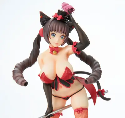 Burlesque Cat Belle Black Cat Ver. 1/7 Figure 25cm Q-six • $158