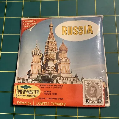 View-Master Russia NATIONS OF THE WORLD 3 Reel Packet W/ Booklet B213 2A • $15