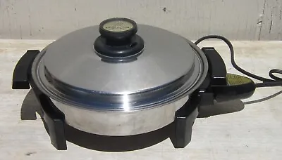 KITCHEN CRAFT By WEST BEND Liquid Core ELECTRIC SKILLET W/Vent Lid 900W • $39.95