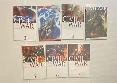 Marvel Civil War 3 4 5 6 7 Plus Variants Civil War Marvel Lot 7 Comics • $28.89