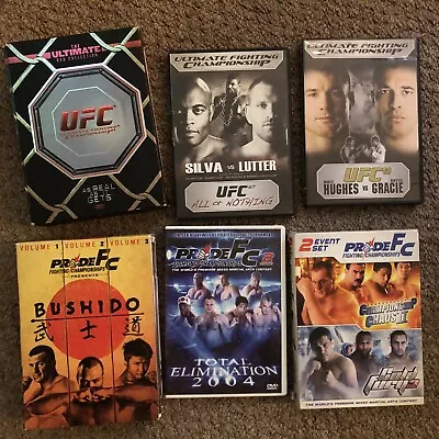 UFC The Ultimate DVD Collection Box Set MMA Lot Pride Bushido Total Domination • $30