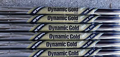 5-pw True Temper Tour Issue 120 Dynamic Gold S400 .355  Taper Tip Iron Shafts • $270