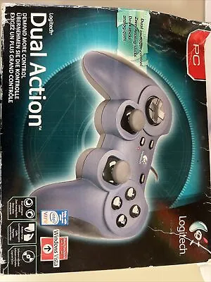 Logitec Dual Action Controller Wired USB Game Pad • £7.50