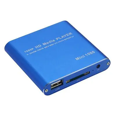 1080P Digital Media Player MP4 MKV FLAC RMVB Audio Video Player USB • £34.92