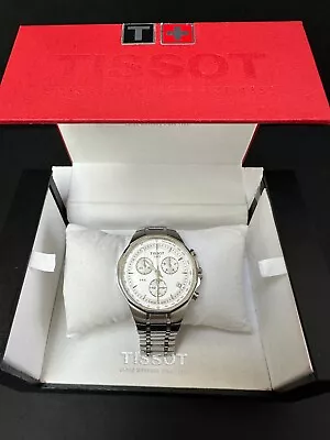 Mens TISSOT Quartz Chronograph 42mm Stainless Steel Watch £66 • £100