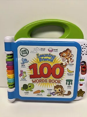 Leapfrog Learning Friends 100 Words Book Learning Toy Plays English Or Spanish • $28