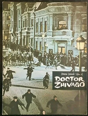 DOCTOR ZHIVAGO 1965 Film Movie Promo Souvenir Program Brochure - Julie Christie • $6.16