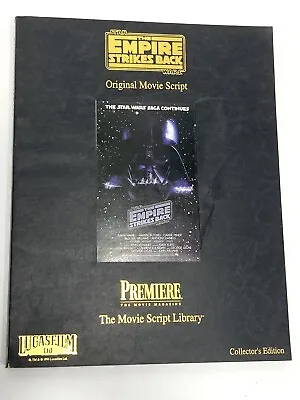 The Empire Strikes Back Star Wars Original Movie Script Premiere 1994 Vtg • $18