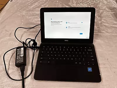 Dell Chromebook 11 3180 Celeron 4gb Ram 16Gb EMMC W/Charger Tested • $29.99