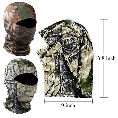 Hunting Balaclava Full Face Mask Camping Fishing Face Cover Head Cover Shield • $3.99