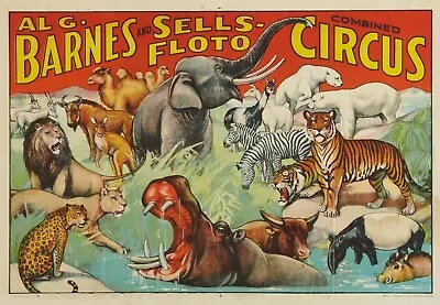 Circus Clown Carnivals Posters Vintage Photo Reproduction High Quality 524 • $14.95