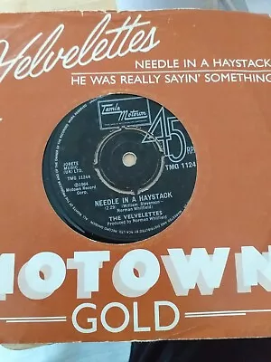 Tamla Motown - The Velvelettes - 45 Rpm 7  Single Vinyl Record - Needle In A... • £2.23