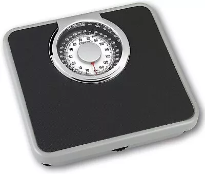 Propert 150kg Mechanical Bathroom Scales Speedometer Analogue - Black • $49.97