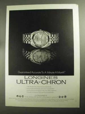 £16.43 • Buy 1968 Longines Ultra-Chron Watch Ad - Accurate