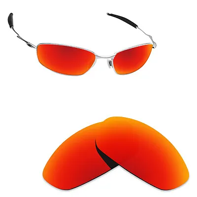 Hawkry Polarized Replacement Lenses For-Oakley Whisker Sunglass -Orange Red • £9.98