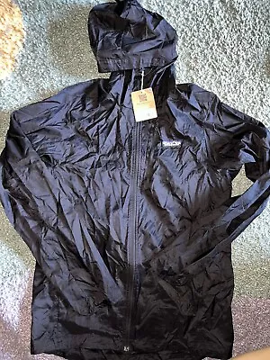 Patagonia Houdini Windbreaker Running Jacket Men's Large ~ $109.99 24142 Black • $88