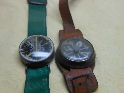 WW2 Vintage Waltham Wrist Compass R88-C-890 And Marbles Gladstons Compass !! • $50